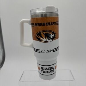 Indigo Falls 40oz Missouri Tigers‎ Travel Mug Cup Tumbler With Handle